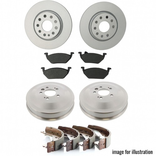 New front brake discs pads - front,