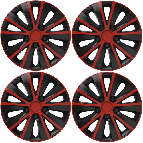 Back red wheel trims hub - back,