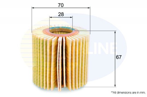 Engine oil filter - engine, for