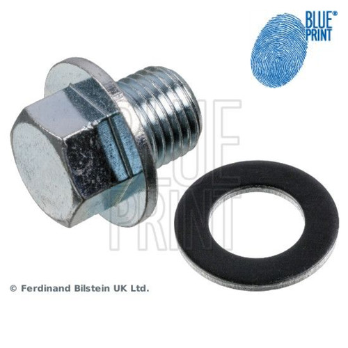 Screw plug oil - sump, blue