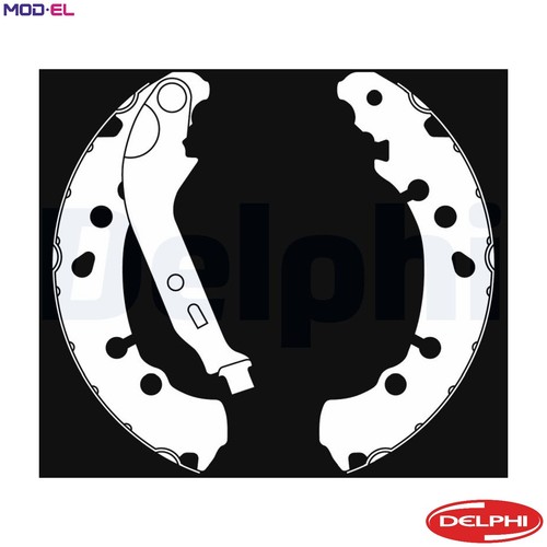 Brake shoe set - brake, ls2021