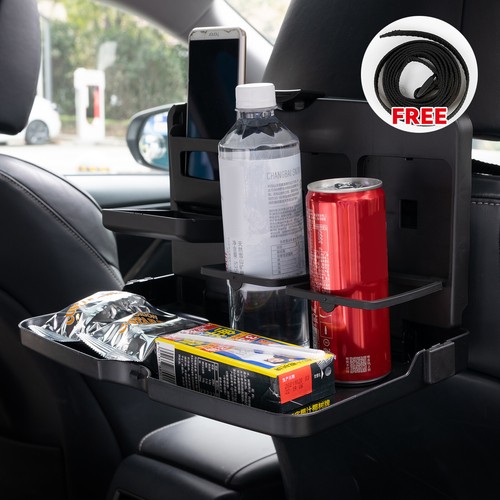 Folding tidy table - car, back
