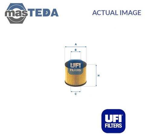 2511600 engine oil filter ufi - engine,