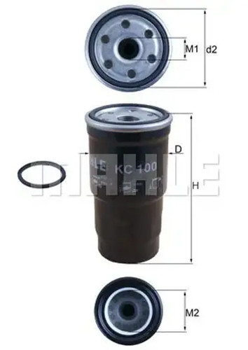 Fuel filter spin - spin-on, kc