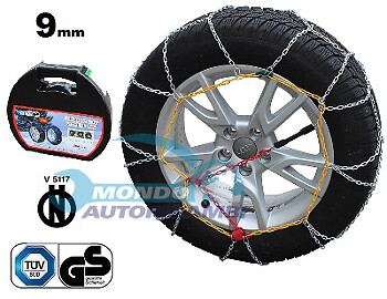 Snow chains 9mm 185 r14 - snow, 185/75