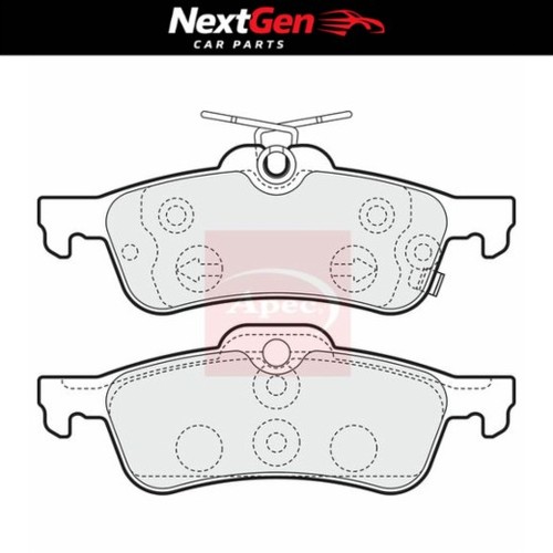 Rear brake pads apec for - rear,