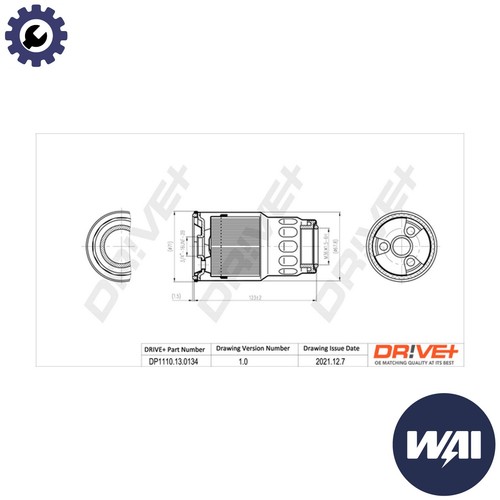 Fuel filter dp1110 0134 - dp1110.13.0134, for