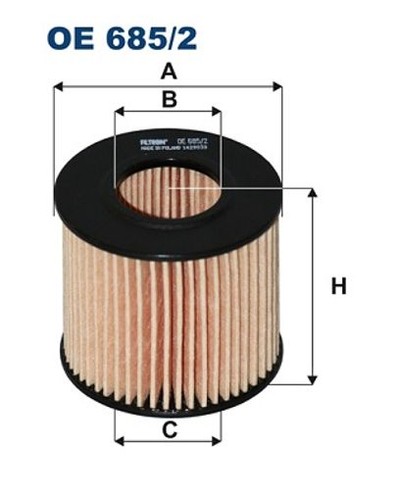 Fits filtron 685 oil - filtron, oe