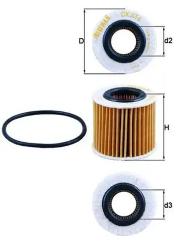 Oil filter insert - oil,