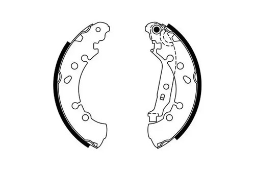 Brake shoes 986 487 759 - brake,