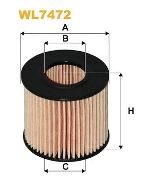 Oil filter wix filters wl7472 - filter,