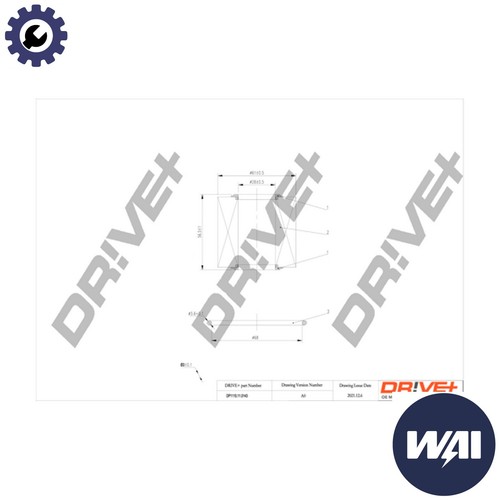 Oil filter dp1110 - filter, dp1110.11.0143