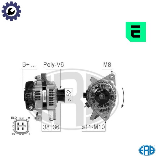 Alternator 210765a for toyota - 210765a,