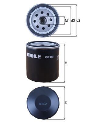 Oil filter mahle 988 for - 988,
